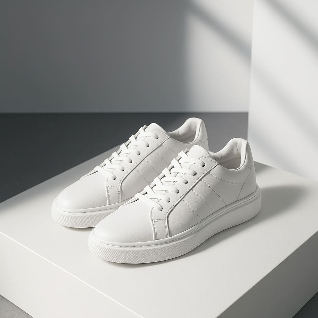 St. Barth Leather Sheepskin Sneakers